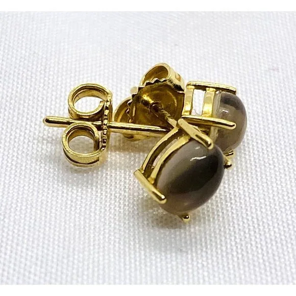 Roberto Coin White Stone 18K 750 Earrings - Picture 1 of 10